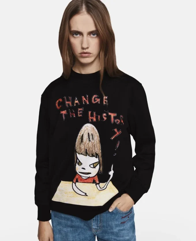 Felpa in cotone Change the History Felpa in cotone Change the History