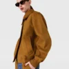 Giacca bomber con collo squadrato Giacca bomber con collo squadrato