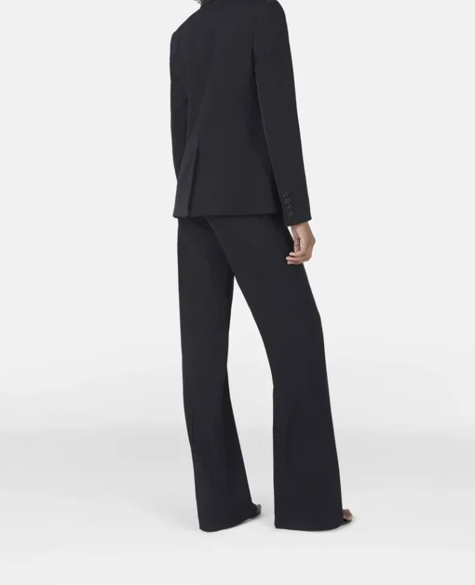 Giacca boyfriend slim fit in flanella di lana Giacca boyfriend slim fit in flanella di lana