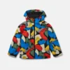 Giacca con cappuccio e stampa smudge color pop Giacca con cappuccio e stampa smudge color pop