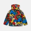 Giacca con cappuccio e stampa smudge color pop Giacca con cappuccio e stampa smudge color pop