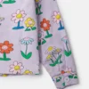 Giacca con colletto e stampa floreale Giacca con colletto e stampa floreale