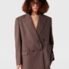Giacca doppiopetto oversize Giacca doppiopetto oversize