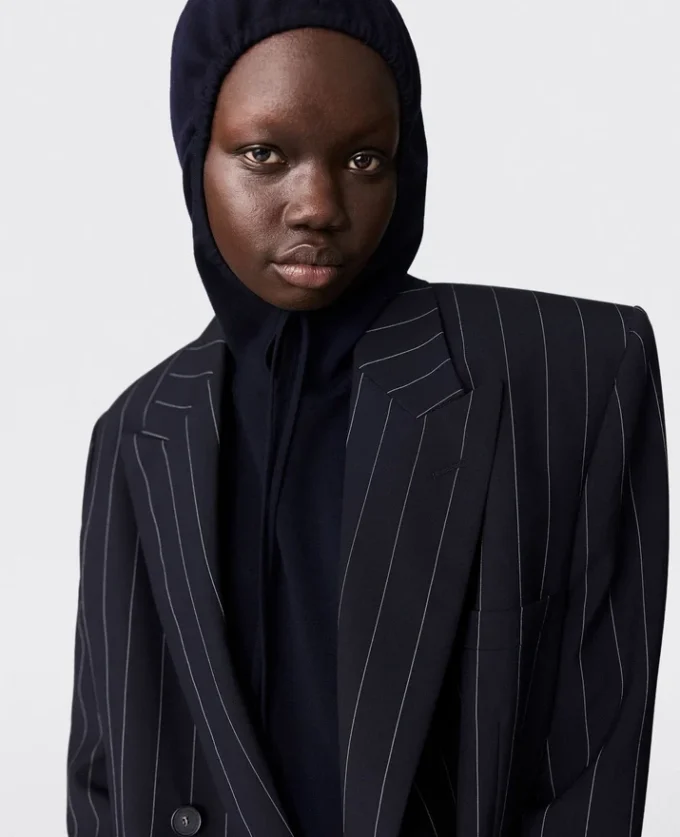 Giacca doppiopetto oversize