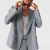 Giacca doppiopetto oversize Giacca doppiopetto oversize