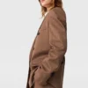 Giacca doppiopetto oversize gessata Giacca doppiopetto oversize gessata