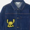 Giacca in denim con grafica Earth Friends Giacca in denim con grafica Earth Friends
