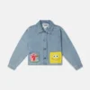 Giacca in denim con grafica SpongeBob Giacca in denim con grafica SpongeBob
