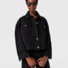 Giacca in denim con inserti in pizzo Giacca in denim con inserti in pizzo