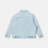 Giacca in denim con ricami floreali Giacca in denim con ricami floreali