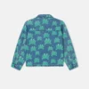 Giacca in denim con stampa rana Giacca in denim con stampa rana