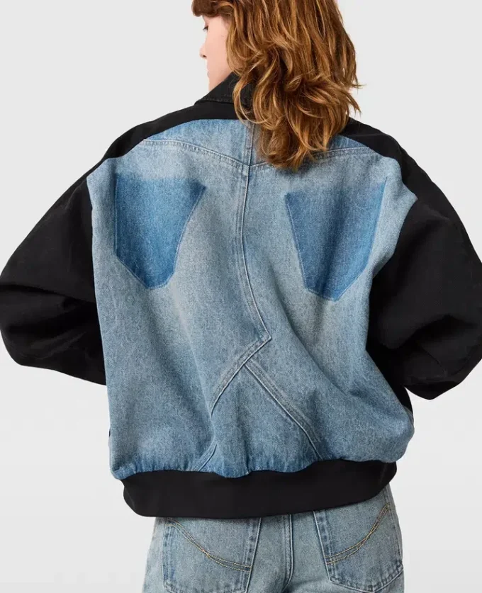 Giacca in denim patchwork Giacca in denim patchwork