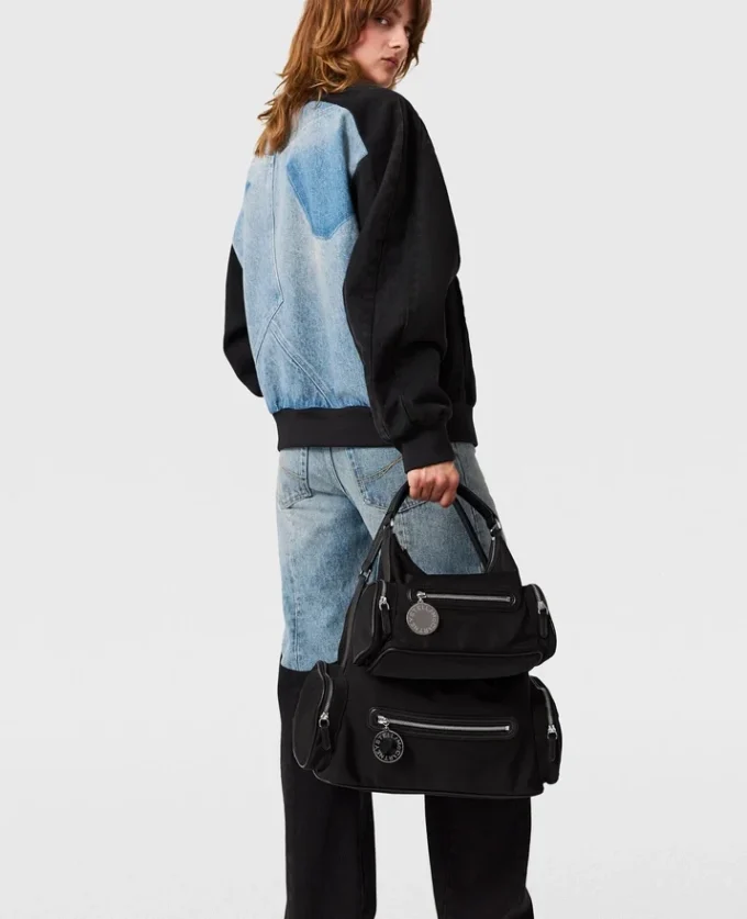 Giacca in denim patchwork Giacca in denim patchwork