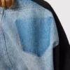 Giacca in denim patchwork Giacca in denim patchwork