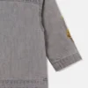Giacca in denim ricamata con grafica musicale Giacca in denim ricamata con grafica musicale