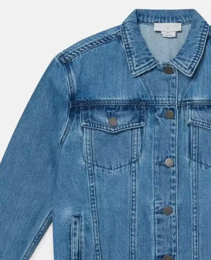 Giacca in denim ricamata Moniker Giacca in denim ricamata Moniker