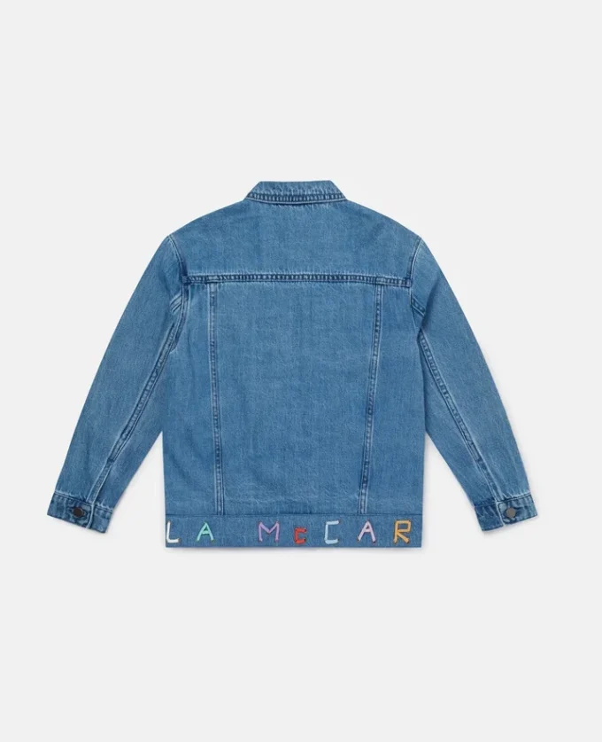 Giacca in denim ricamata Moniker Giacca in denim ricamata Moniker