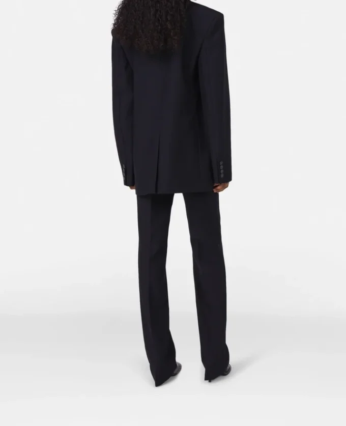 Giacca oversize con motivo Principe di Galles Giacca oversize con motivo Principe di Galles