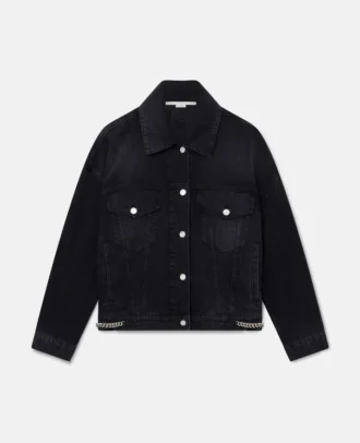 Giacca oversize in denim Falabella