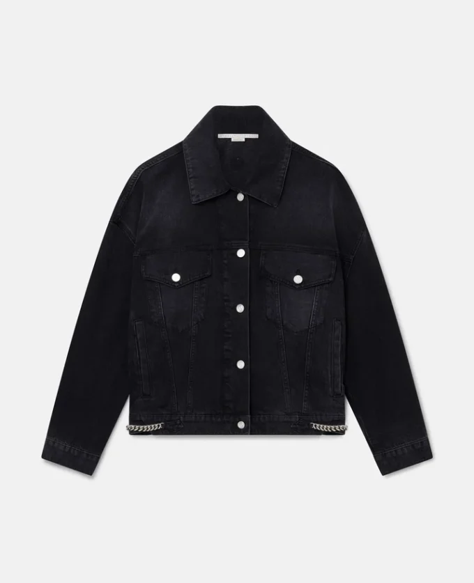 Giacca oversize in denim Falabella Giacca oversize in denim Falabella