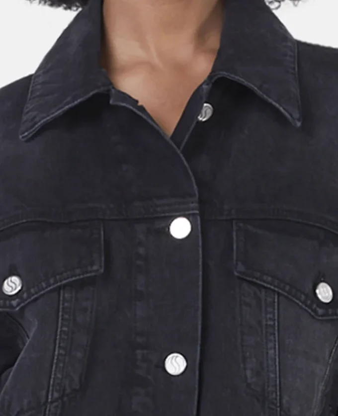 Giacca oversize in denim Falabella Giacca oversize in denim Falabella