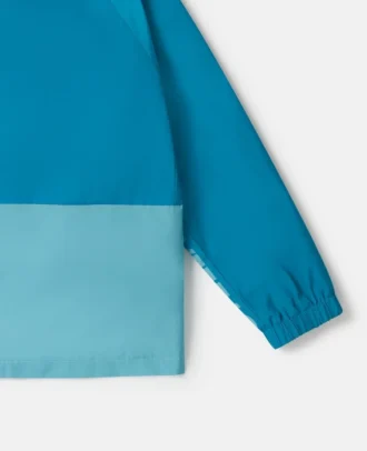 Giacca parka con cappuccio color block Giacca parka con cappuccio color block