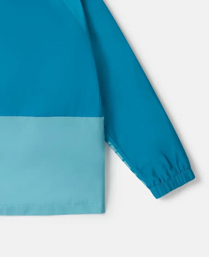 Giacca parka con cappuccio color block Giacca parka con cappuccio color block