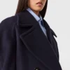 Giacca peacoat corta con cintura Giacca peacoat corta con cintura