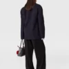 Giacca peacoat corta con cintura Giacca peacoat corta con cintura