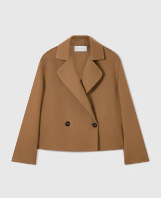 Giacca peacoat corta doppiopetto