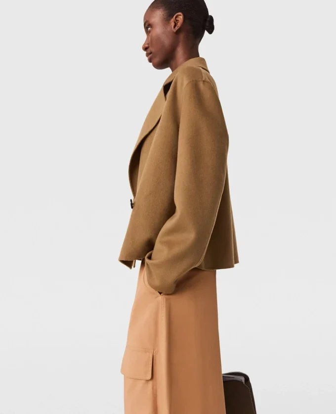 Giacca peacoat corta doppiopetto Giacca peacoat corta doppiopetto