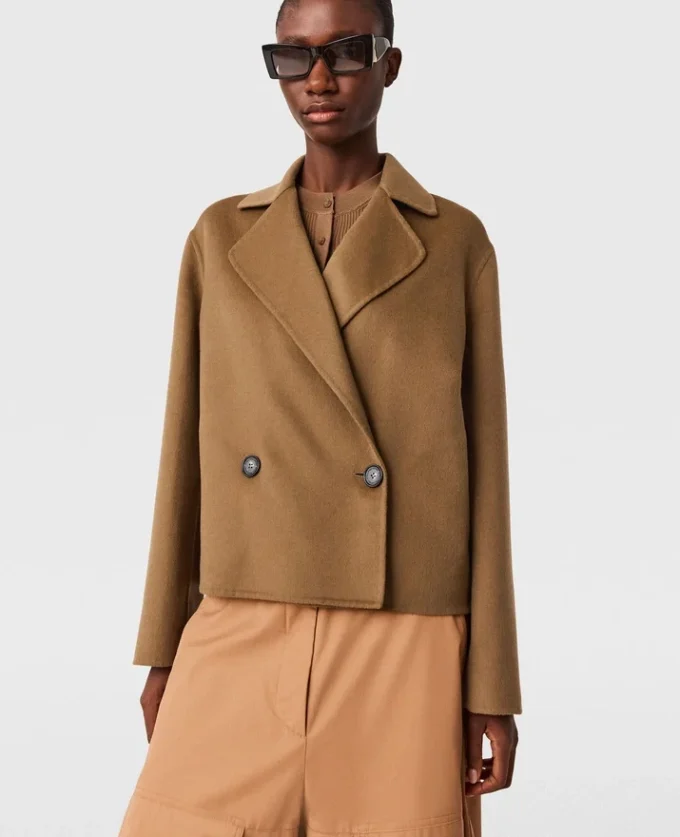Giacca peacoat corta doppiopetto Giacca peacoat corta doppiopetto