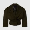 Giacca trench corta con cintura Giacca trench corta con cintura