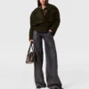 Giacca trench corta con cintura Giacca trench corta con cintura