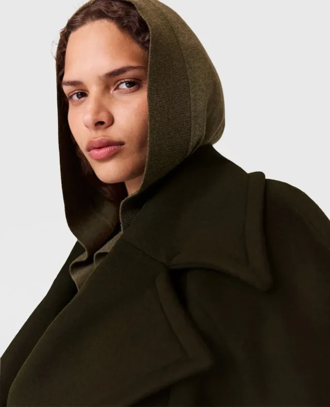 Giacca trench corta con cintura Giacca trench corta con cintura