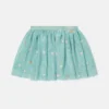 Gonna a strati in tulle con ricami a forma di cuore Gonna a strati in tulle con ricami a forma di cuore