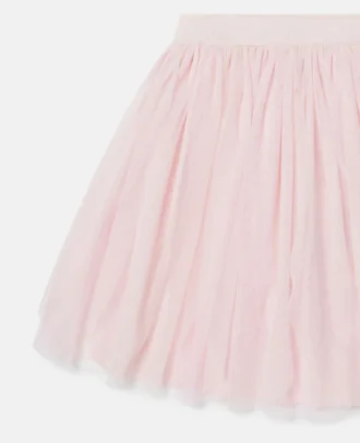 Gonna a strati in tulle elasticizzata