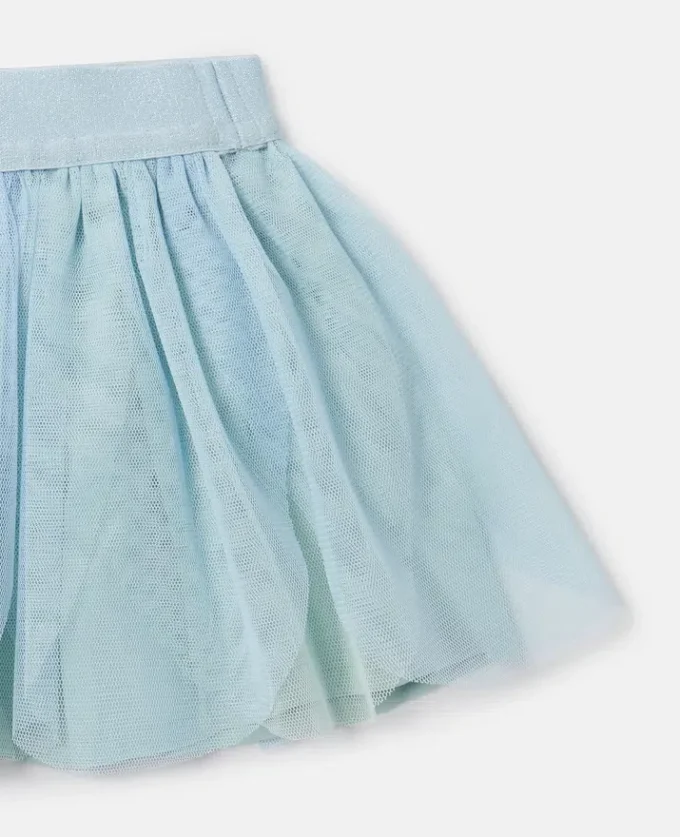 Gonna a strati in tulle elasticizzata Gonna a strati in tulle elasticizzata