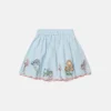 Gonna elasticizzata con bordi smerlati Woodland Friends Gonna elasticizzata con bordi smerlati Woodland Friends