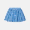Gonna in tulle ricamata con motivi floreali Gonna in tulle ricamata con motivi floreali