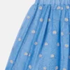Gonna in tulle ricamata con motivi floreali Gonna in tulle ricamata con motivi floreali