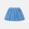 Gonna in tulle ricamata con motivi floreali Gonna in tulle ricamata con motivi floreali