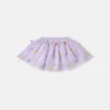 Gonna in tulle ricamata con motivi floreali Gonna in tulle ricamata con motivi floreali