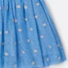 Gonna in tulle ricamata con motivi floreali Gonna in tulle ricamata con motivi floreali