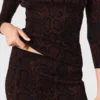 Gonna midi in maglia con stampa serpente Gonna midi in maglia con stampa serpente