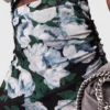 Gonna midi in maglia floreale Gonna midi in maglia floreale