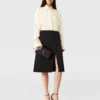 Gonna midi sartoriale in raso Gonna midi sartoriale in raso
