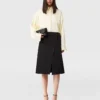 Gonna midi sartoriale in raso Gonna midi sartoriale in raso