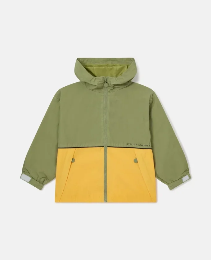 Impermeabile con cappuccio Colour Block Impermeabile con cappuccio Colour Block