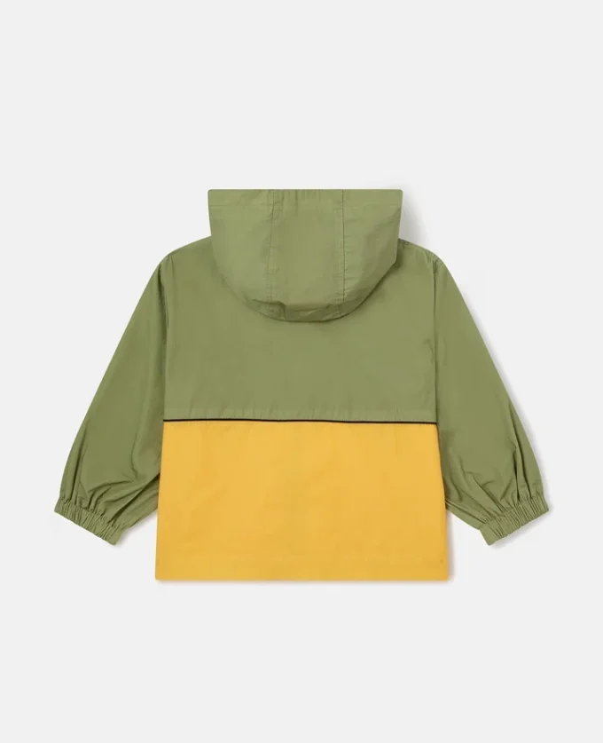 Impermeabile con cappuccio Colour Block Impermeabile con cappuccio Colour Block